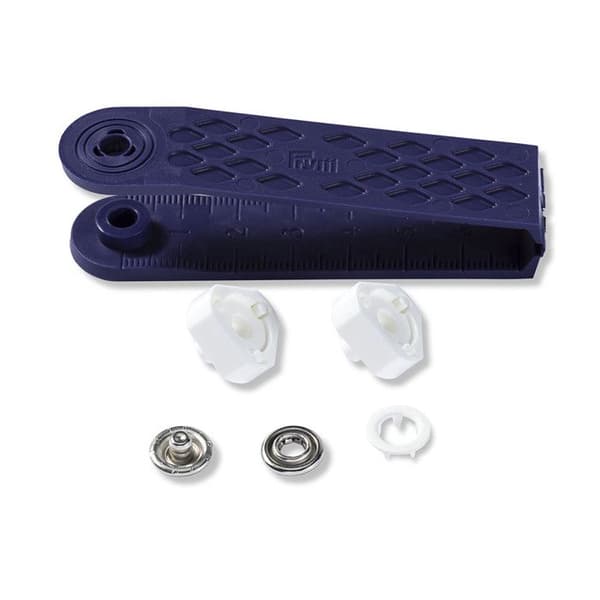 Tryckknappar - PRYM - Jersey - 10 mm - Rostfritt stål - Vit