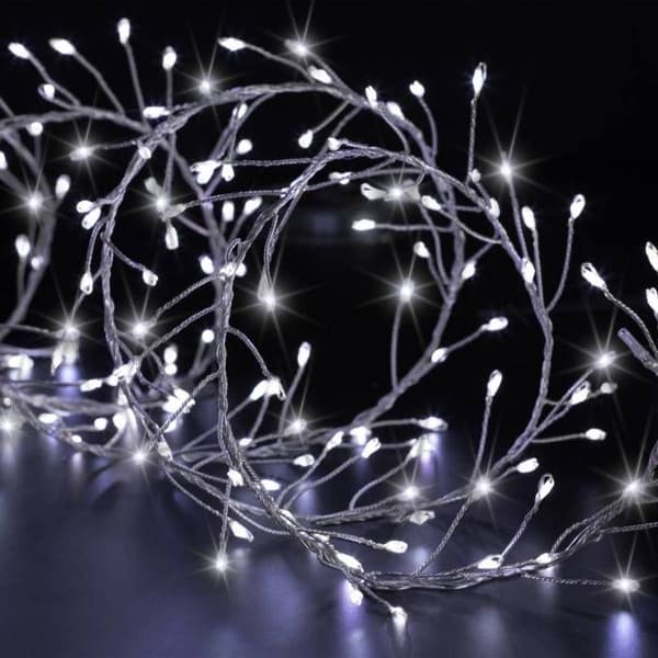 Ljusande utomhus slinga 10m kallvit 800 LED + transformator Feeric lights & christmas