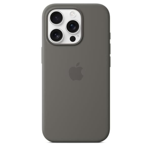 APPLE iPhone 16 Pro - Silikonskal med MagSafe - Stengrå