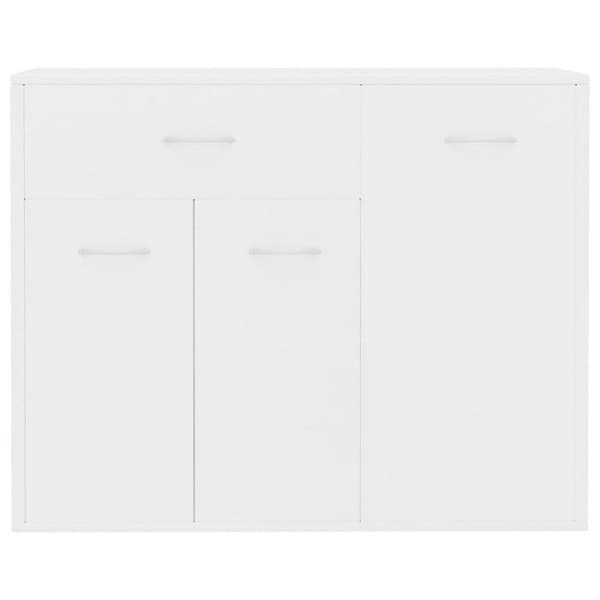 vidaXL Vit Skänk 88x30x70 cm Spånskiva