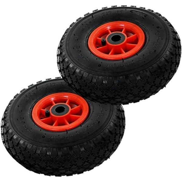 Devil Wheel - vidaXL - 3.00-4 - Gummi - Set om 2 - Mått 260 x 85 mm