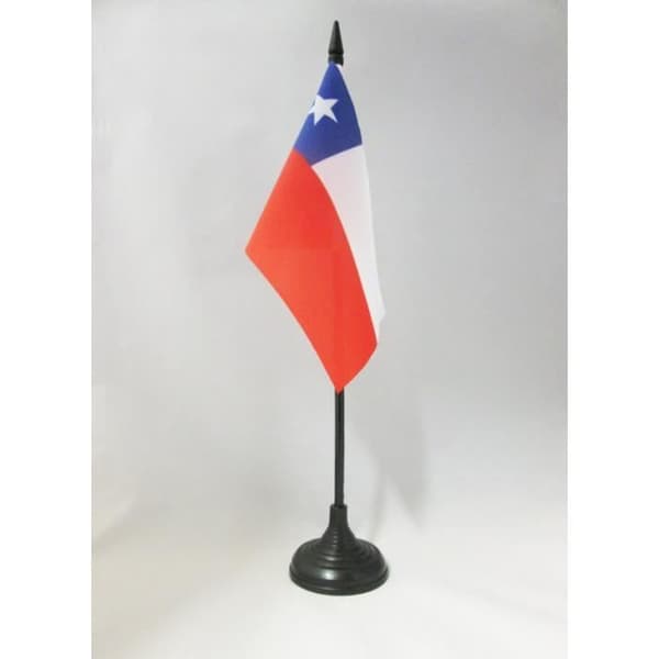 Bordflagga Chile 15x10cm - chilensk Hög kvalitet