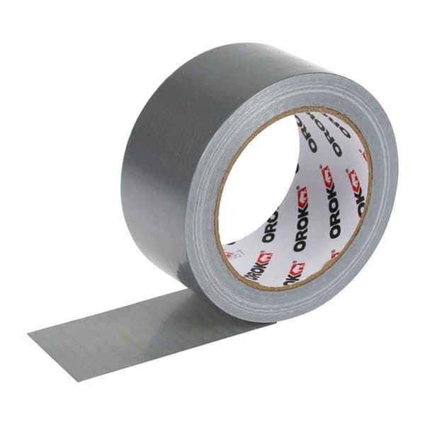 Tejp - OROK - 25m x 50mm - Grå (Silver) - Hög hållfasthet - Mångsidig användning