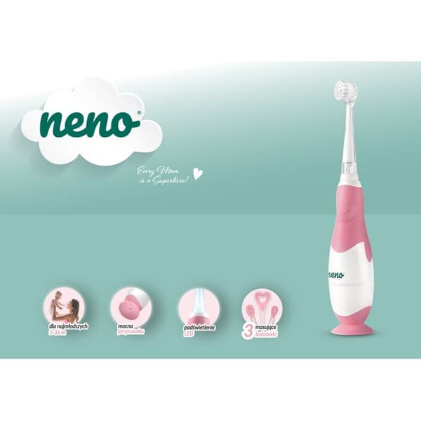 Elektrisk tandborste för barn NENO DENTI PIN