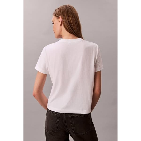 T-Shirt Ck Jeans Ss Ajusté Script Cal