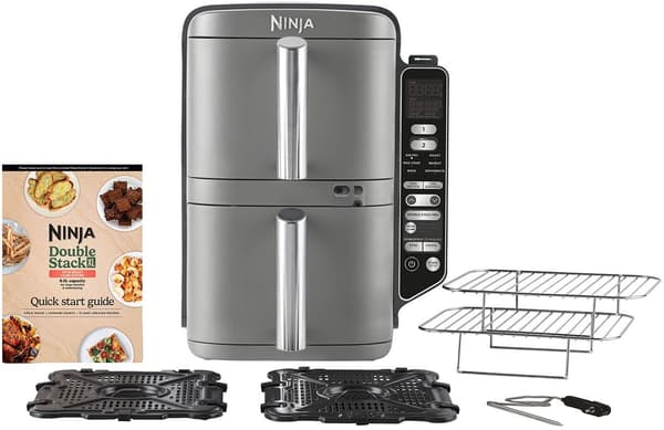 Friteuse utan olja Ninja Double Stack XL med SmartCook-termometer SL451EU