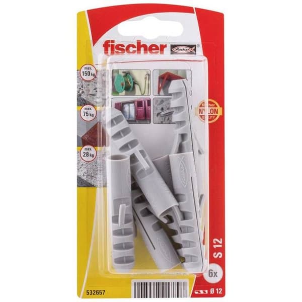 Expansionsplugg - FISCHER - S - 60 mm - Nylon - Robust