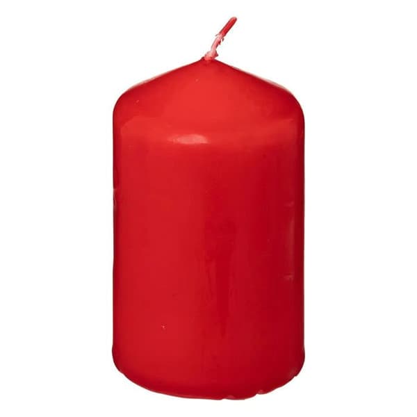 Set med 4 "Advent" ljus 505g Röd