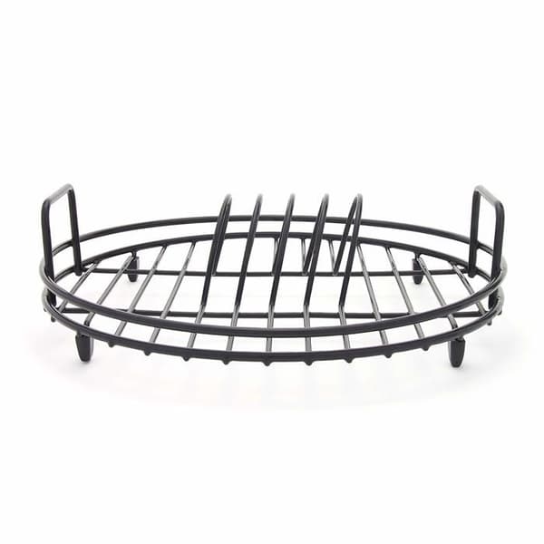 Diskställ - SIMPLYWIRE - Cirkulär - Svart Stål - Modern Design - Kompakt