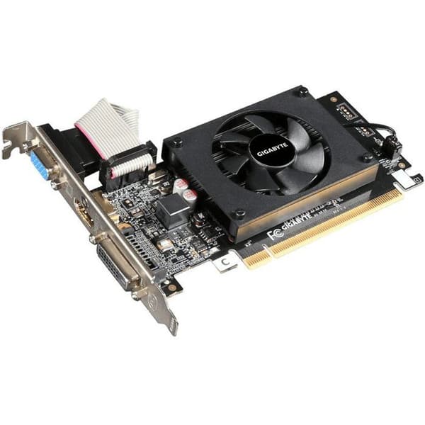 GIGABYTE - GT 710 - Grafikkort - NVIDIA D3 - 2 Go - Serie 2GL 2.0