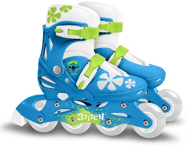 Justerbara inline-hjul - STITCH - Barn - Blå - Storlek 30-33