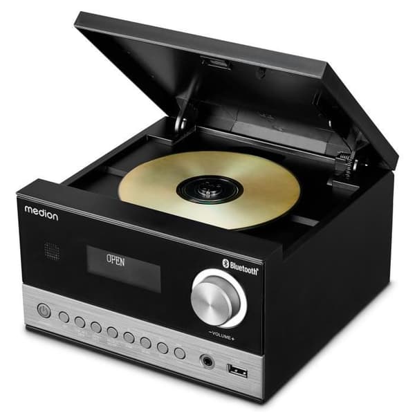 Mini HiFi-system - MEDION - DAB/PLL FM - CD-spelare - Bluetooth 5.3 - 2x15W RMS