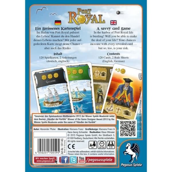 Pegasus Spiele Port Royal (Handler der Karibik) - 18114G