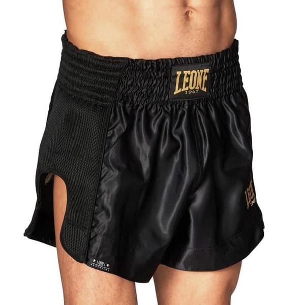 Leone kick thai essential boxningsshorts - svarta - L