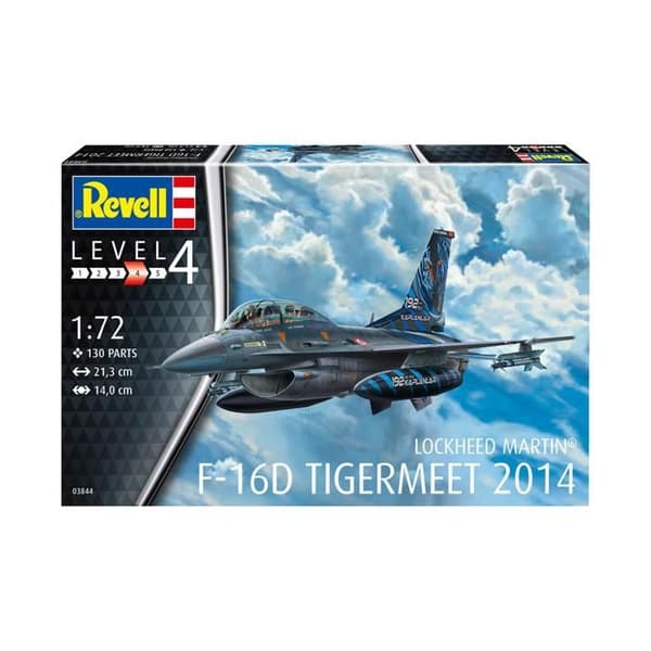 Maquette flygplan: Lockheed Martin F-16D Tigermeet 2014