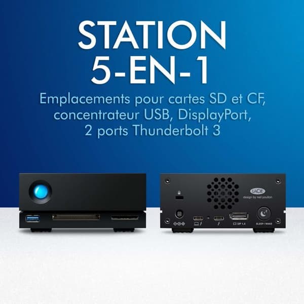 LACIE Extern hårddisk 1big Dock Thunderbolt 3 - 16To