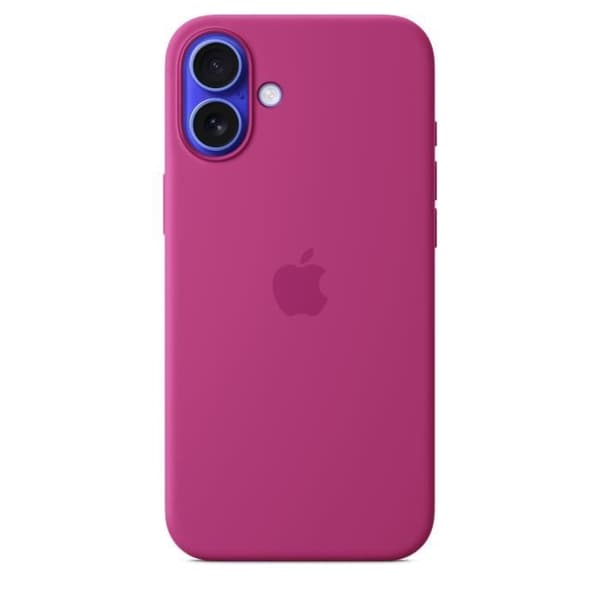 APPLE iPhone 16 Plus - Silikonskal med MagSafe - Fuchsia