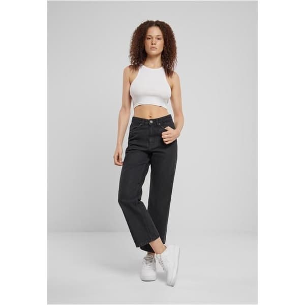 Urban Classics dam jeans med rak benlängd