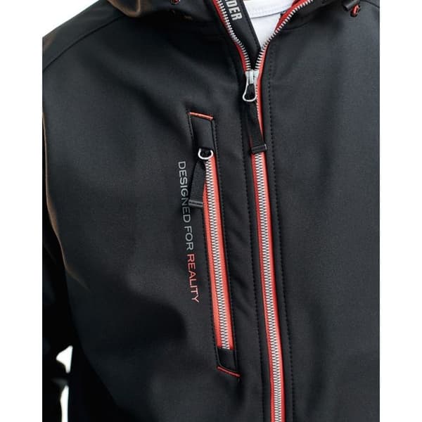 Vinterjacka Softshell med huva - Blaklader -...