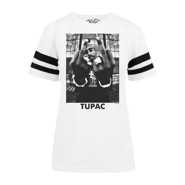 Mister Tee 2pac Stripe dam t-shirt