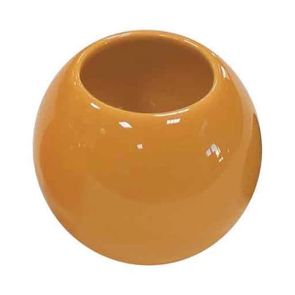 Badrumsglas "Bullea" 9cm Ockra