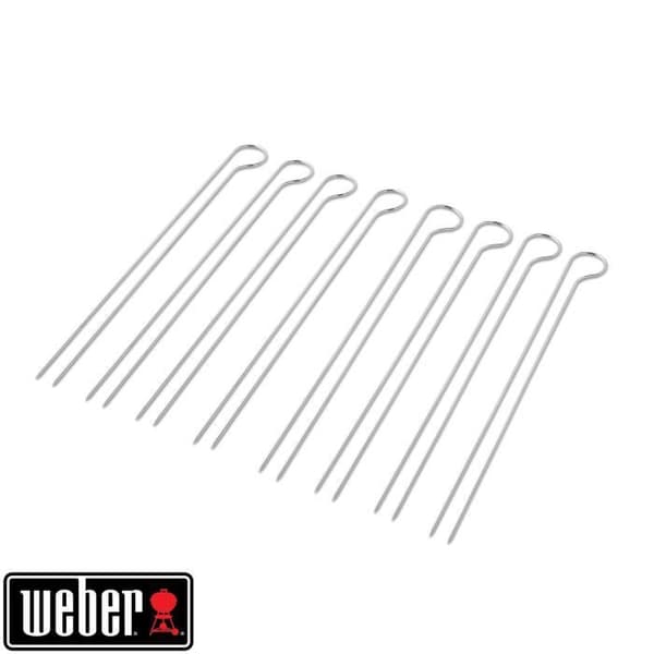 Weber Spitset - 8 delar - Design med två ben för jämn matlagning