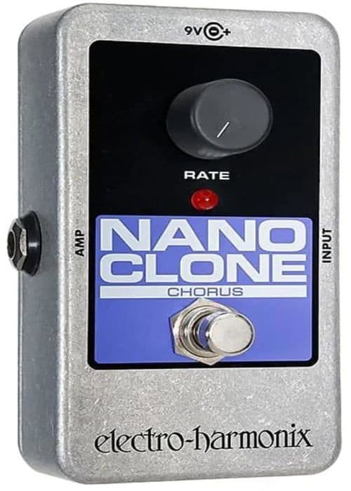 Electro-harmonix gitarr - Nano Clone Pedal - Electro Harmonix Nano Clone Pedal för elektrisk gitarr Silver