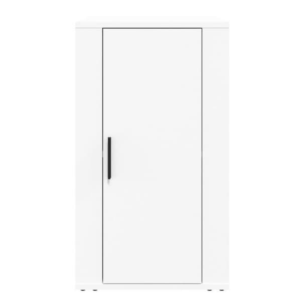 819412 vidaXL Buffé Vit 40x33x70 cm Ingenjörsträ