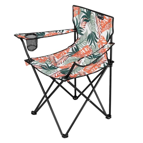Campingstol - NILS CAMP - NC1625 - Flerfärgad - Polyester 600D - 1 plats