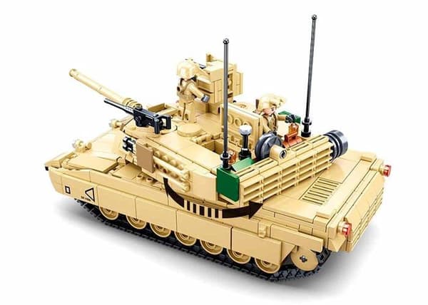 Sluban M38-B0892 - M1A2 SEP V2 Abrams Stridsvagn - 781 bitar