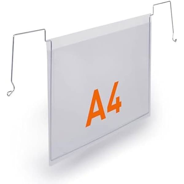 Stödpåsar - DURABLE - 118519 - Förpackning med 50 - Transparent polypropylen - A4