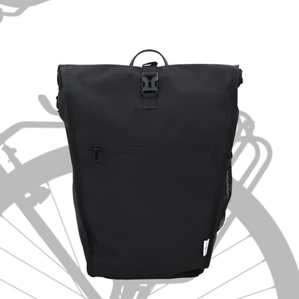 Cykelväska - 20L - Svart - Polyester - 34x16x59 cm