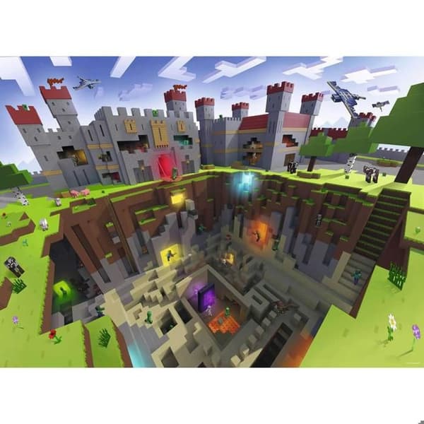 Pussel 300 bitar XXL: Minecraft-skärning