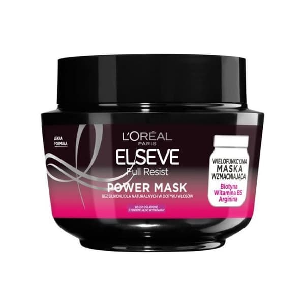 Elseve Full Resist Power Mask multifunktionell stärkande mask 300ml