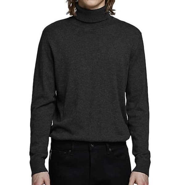 Pull Homme Jack & Jones Whemil - Mörkgrå - Rullkrage - Långa Ärmar