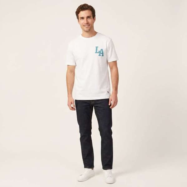 T-shirt i bomull med rak rund hals