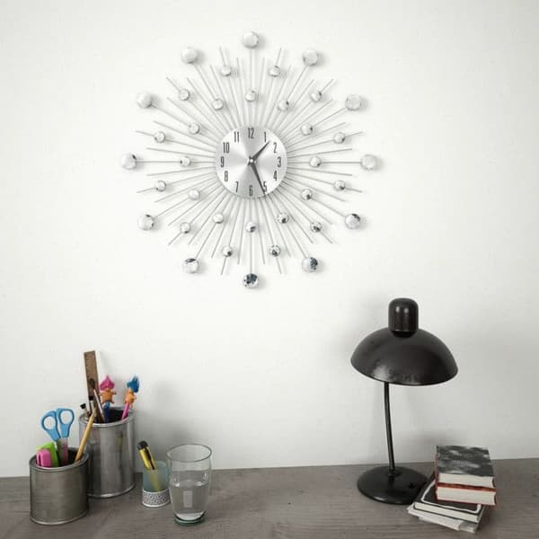 vidaXL Väggklocka Quartz Movement Modern Design Vardagsrum Pendelklocka 50642