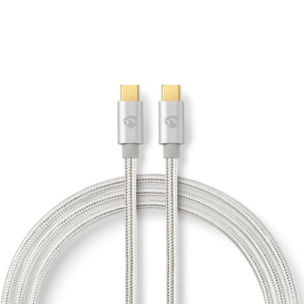 USB-C-kabel - Nedis - 1 m - Aluminium - USB 3.1 Gen 1 - Guldpläterad