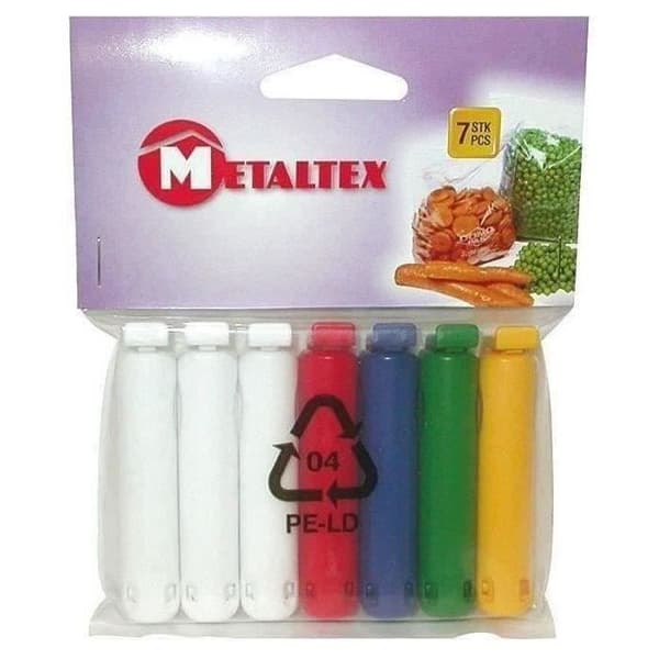 METALTEX - Sm bag clip x 7 295605