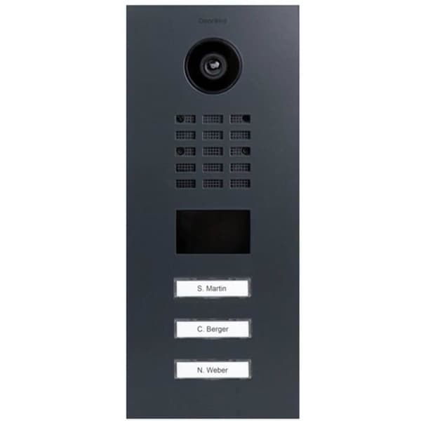 Video intercom - DOORBIRD - D2103V - Utomhus - Notifikation på smartphone - Grå