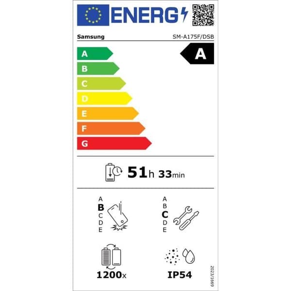 SAMSUNG A17 Svart 128 Go