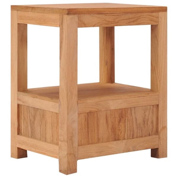 vidaXL Sängbord 40 x 30 x 50 cm Massiv teak