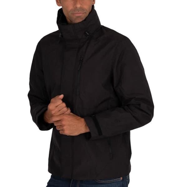 Superdry orkanjacka - Herr - Svart - Dragkedjefickor - Fleecefoder - Kompakt huva