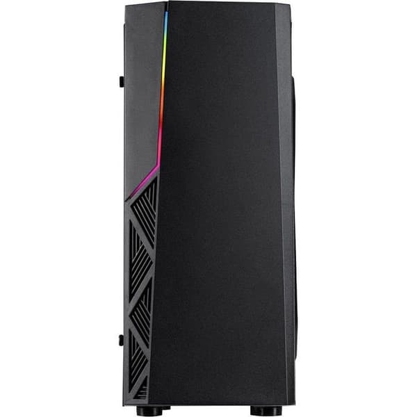 PC-chassi - INTER-TECH - B-02 RGB - Svart - RGB-belysning - Kompatibel med ATX/Micro ATX