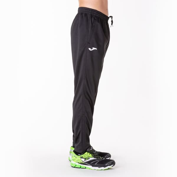 Joma Polyfleece Fotbollsbyxor för män - Svart - 100% Polyester Interlock