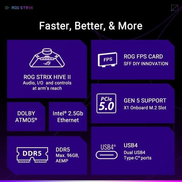 Moderkort - ASUS - STRIX X870-I GAMING WIFI