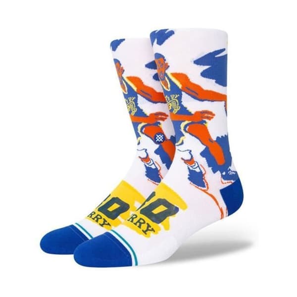 Chaussettes Stance Paint Giannis - vit/grön - 42/46