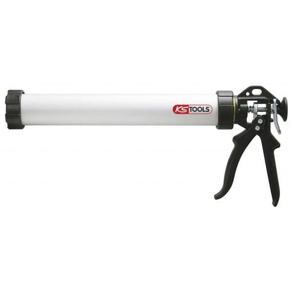 Siliconpistol - KS TOOLS - 980.3000 - 600ml - Trådförsedd - Vit