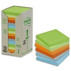 POST-IT Tower 16 block 100f 76x76mm 100 % återvunnen...