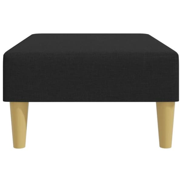 Repose pied svart 77x55x31 cm tyg
